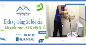 Cách thông bồn cầu nghẹt bằng bột thông cầu cực mạnh