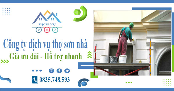 Công ty dịch vụ thợ sơn nhà tại Bình Chánh【Lh 0835748593】