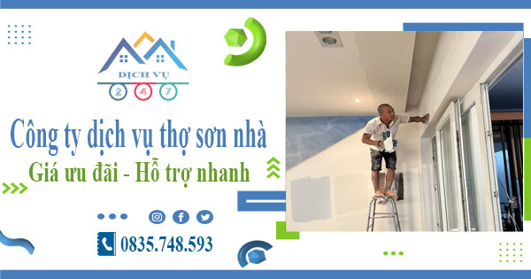 Công ty dịch vụ thợ sơn nhà tại Hóc Môn - Hotline 0835748593