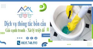 Báo giá dịch vụ thông tắc bồn cầu tại Bến Cát -【Chỉ từ 300k】