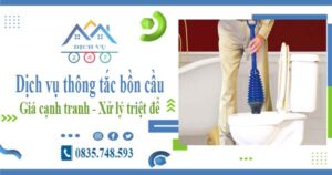 Báo giá dịch vụ thông tắc bồn cầu tại Bình Dương【Chỉ 300k】