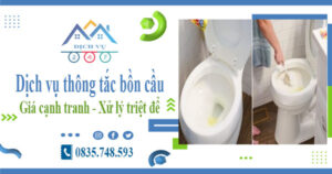 Báo giá dịch vụ thông tắc bồn cầu tại Cẩm Phả -【Chỉ từ 300k】