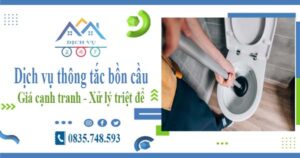 Báo giá dịch vụ thông tắc bồn cầu tại Châu Đốc【Chỉ từ 300k】