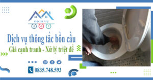 Báo giá dịch vụ thông tắc bồn cầu tại Đắk Nông【Chỉ từ 300k】