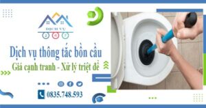 Báo giá dịch vụ thông tắc bồn cầu tại Đông Anh【Chỉ từ 300k】
