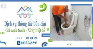 Báo giá dịch vụ thông tắc bồn cầu tại Đồng Tháp -【Chỉ 300k】
