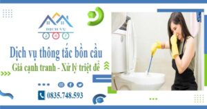 Báo giá dịch vụ thông tắc bồn cầu tại Hoài Đức【Chỉ từ 300K】
