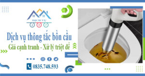 Báo giá dịch vụ thông tắc bồn cầu tại Lai Châu -【Chỉ từ 300k】