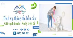 Báo giá dịch vụ thông tắc bồn cầu tại Mê Linh -【Chỉ từ 300K】