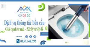 Báo giá dịch vụ thông tắc bồn cầu tại Ninh Bình【Chỉ từ 300k】