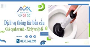 Báo giá dịch vụ thông tắc bồn cầu tại Phú Quốc【Chỉ từ 300k】