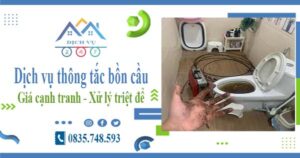 Báo giá dịch vụ thông tắc bồn cầu tại Phúc Thọ【Chỉ từ 300K】