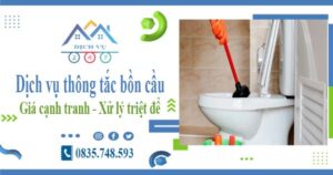Báo giá dịch vụ thông tắc bồn cầu tại Quốc Oai【Chỉ từ 300K】