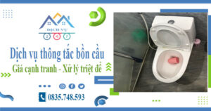 Báo giá dịch vụ thông tắc bồn cầu tại Sầm Sơn -【Chỉ từ 300k】