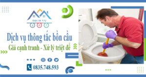 Báo giá dịch vụ thông tắc bồn cầu tại Tây Ninh【Chỉ từ 300k】