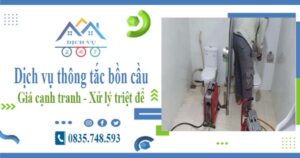 Báo giá dịch vụ thông tắc bồn cầu tại Thanh Oai【Chỉ từ 300k】
