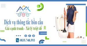 Báo giá dịch vụ thông tắc bồn cầu tại Thủ Dầu Một【Chỉ 300k】