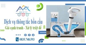 Báo giá dịch vụ thông tắc bồn cầu tại Tp Bạc Liêu【Chỉ 300k】