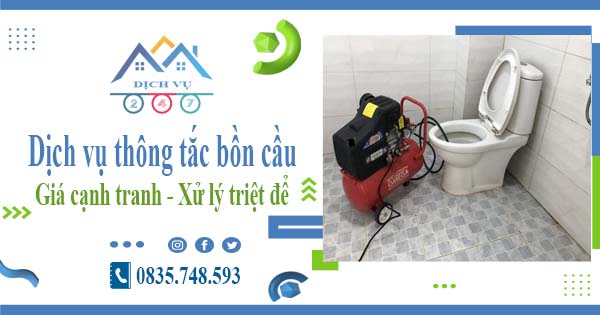 Báo giá dịch vụ thông tắc bồn cầu tại Tp Cà Mau -【Chỉ 300k】