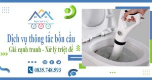 Báo giá dịch vụ thông tắc bồn cầu tại Tp Dĩ An【Chỉ từ 300k】