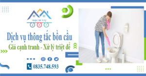 Báo giá dịch vụ thông tắc bồn cầu tại Tp Phủ Lý【Chỉ từ 300k】