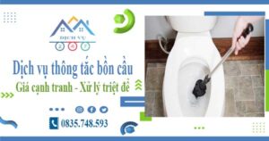 Báo giá dịch vụ thông tắc bồn cầu tại Tp Tam Kỳ【Chỉ từ 300k】