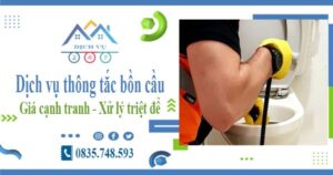 Báo giá dịch vụ thông tắc bồn cầu tại Tp Tuy Hoà -【Chỉ 300k】