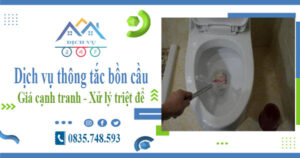 Báo giá dịch vụ thông tắc bồn cầu tại Tuyên Quang【Chỉ 300k】