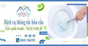 Báo giá dịch vụ thông tắc bồn cầu tại Uông Bí -【Chỉ từ 300k】