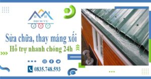Báo giá sửa chữa, thay máng xối tại Bình Thạnh – Lh 0835 748 593