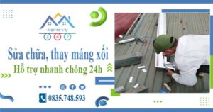 Báo giá sửa chữa, thay máng xối tại Hóc Môn – Lh 0835 748 593
